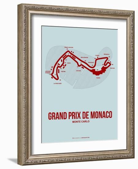 Monaco Grand Prix 3-NaxArt-Framed Art Print