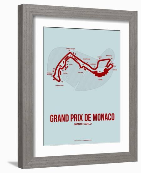 Monaco Grand Prix 3-NaxArt-Framed Art Print