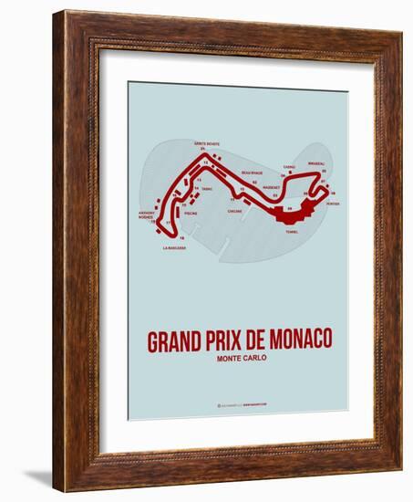 Monaco Grand Prix 3-NaxArt-Framed Art Print