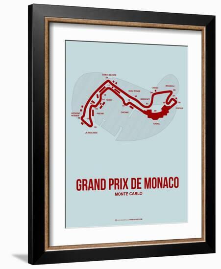 Monaco Grand Prix 3-NaxArt-Framed Art Print