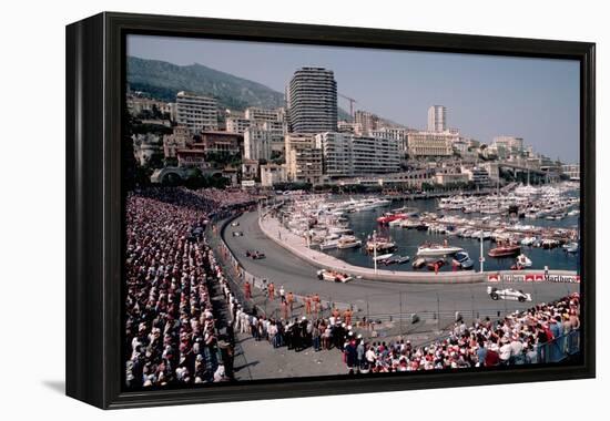 Monaco Grand Prix-Vittoriano Rastelli-Framed Premier Image Canvas