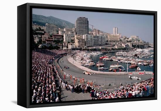 Monaco Grand Prix-Vittoriano Rastelli-Framed Premier Image Canvas