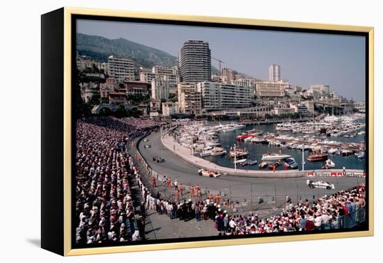 Monaco Grand Prix-Vittoriano Rastelli-Framed Premier Image Canvas