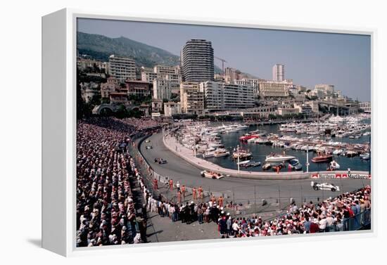 Monaco Grand Prix-Vittoriano Rastelli-Framed Premier Image Canvas