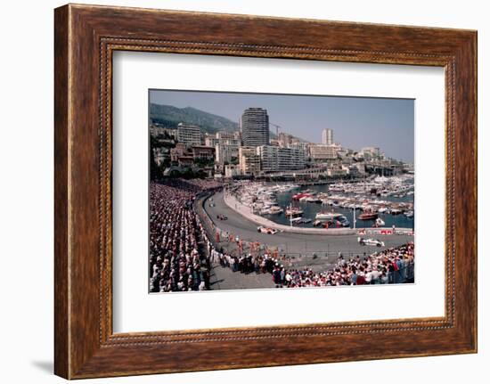 Monaco Grand Prix-Vittoriano Rastelli-Framed Photographic Print