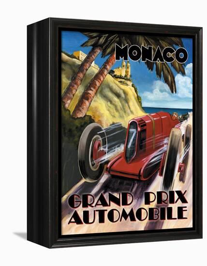 Monaco Grand Prix-Catherine Jones-Framed Stretched Canvas