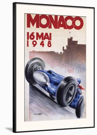 Monaco, May 1948-Geo Ham-Framed Art Print