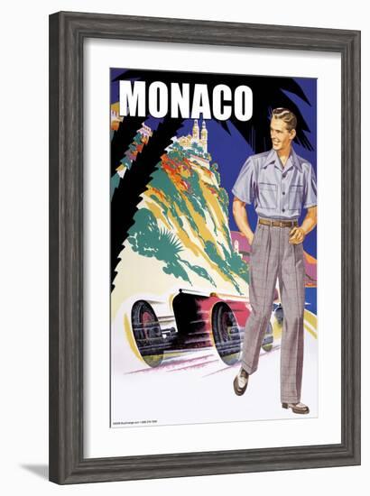 Monaco Men's 50's Fashion II-null-Framed Art Print