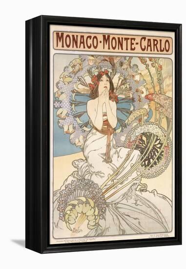 Monaco, Monte Carlo, 1897-Alphonse Mucha-Framed Premier Image Canvas