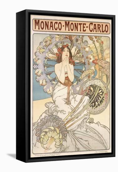 Monaco, Monte Carlo, 1897-Alphonse Mucha-Framed Premier Image Canvas