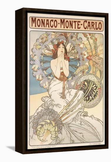 Monaco, Monte Carlo, 1897-Alphonse Mucha-Framed Premier Image Canvas