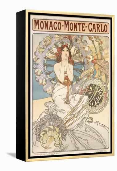 Monaco, Monte Carlo, 1897-Alphonse Mucha-Framed Premier Image Canvas
