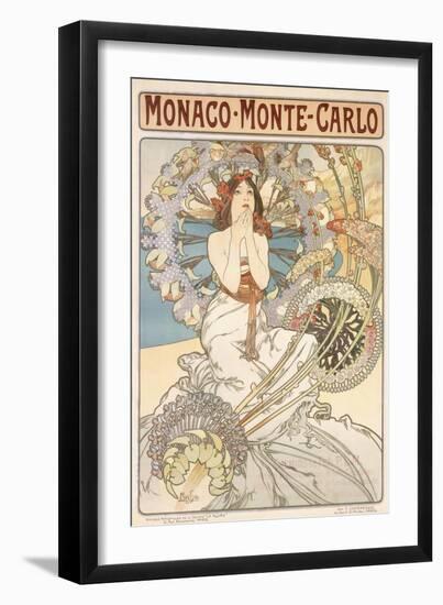 Monaco, Monte Carlo, 1897-Alphonse Mucha-Framed Giclee Print