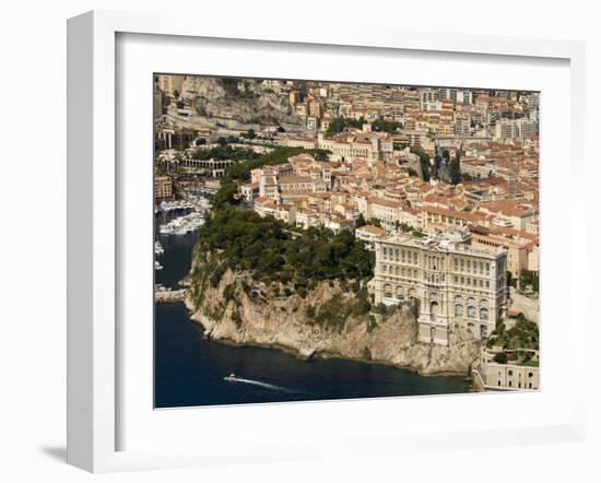 Monaco Oceanography Museum and Monaco, Cote D'Azur, Monaco-Sergio Pitamitz-Framed Photographic Print