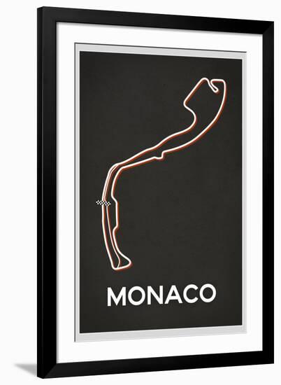 Monaco Race Course-null-Framed Art Print