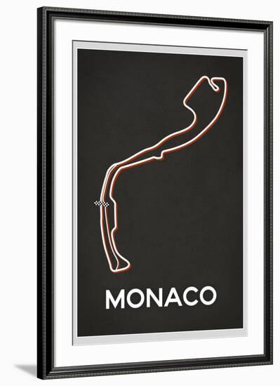 Monaco Race Course-null-Framed Art Print