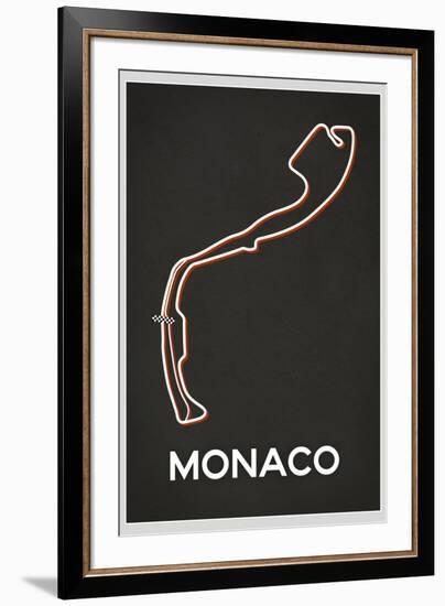 Monaco Race Course-null-Framed Art Print