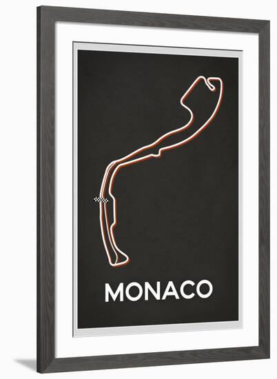 Monaco Race Course-null-Framed Art Print