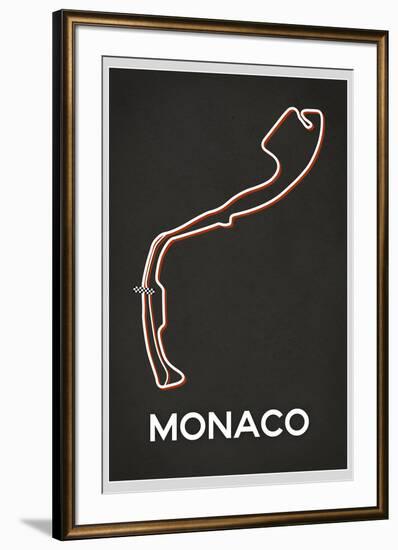 Monaco Race Course-null-Framed Art Print