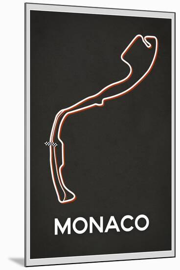 Monaco Race Course-null-Mounted Art Print