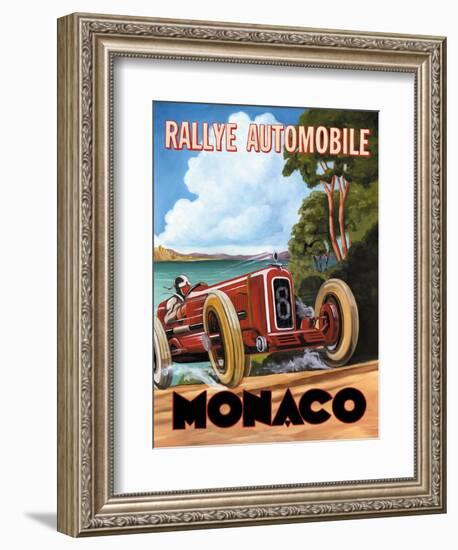 Monaco Rallye-Catherine Jones-Framed Art Print