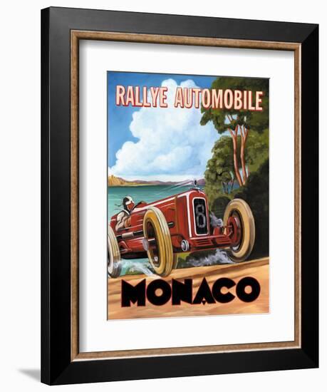 Monaco Rallye-Catherine Jones-Framed Art Print