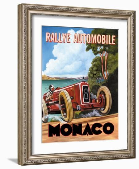 Monaco Rallye-Catherine Jones-Framed Art Print