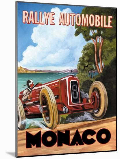 Monaco Rallye-Catherine Jones-Mounted Art Print