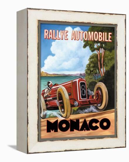 Monaco Rallye-Catherine Jones-Framed Stretched Canvas