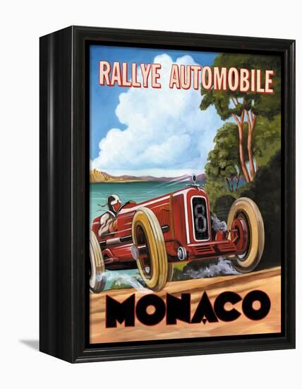 Monaco Rallye-Catherine Jones-Framed Stretched Canvas