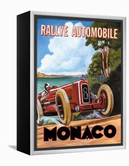 Monaco Rallye-Catherine Jones-Framed Stretched Canvas