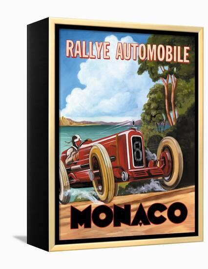 Monaco Rallye-Catherine Jones-Framed Stretched Canvas