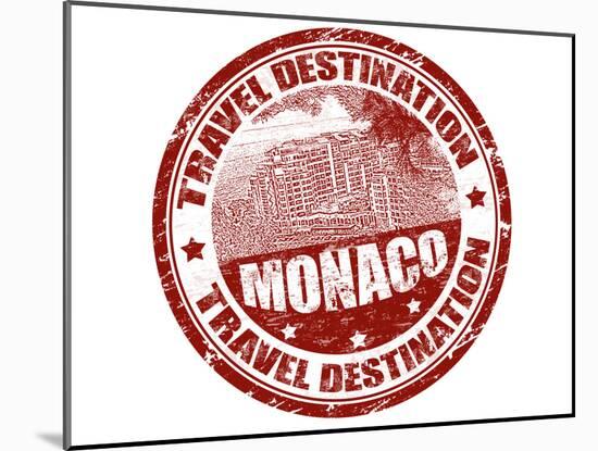 Monaco Stamp-radubalint-Mounted Art Print