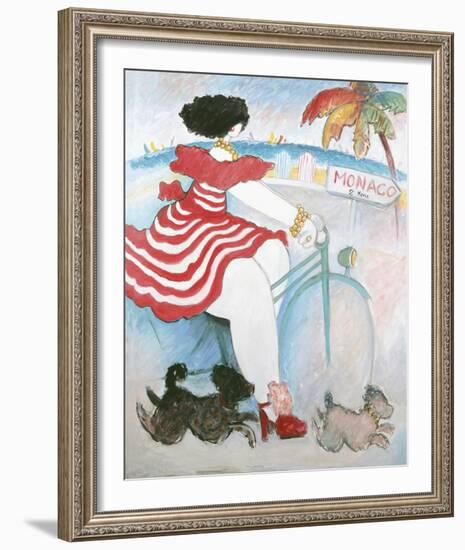 Monaco-Michel Boulet-Framed Giclee Print