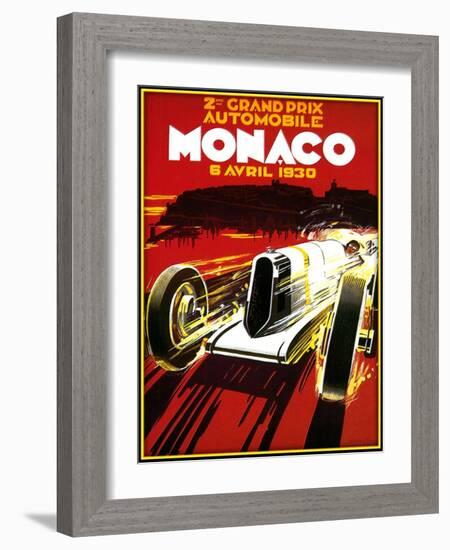 Monaco-Kate Ward Thacker-Framed Giclee Print