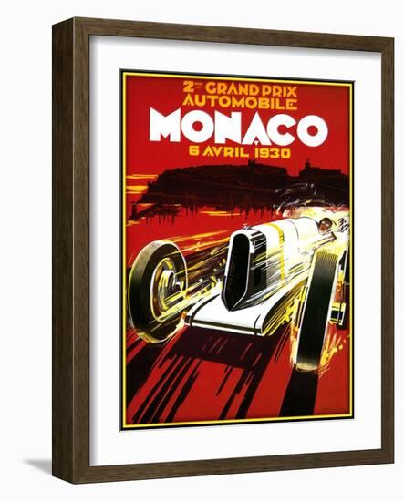 Monaco-Kate Ward Thacker-Framed Giclee Print