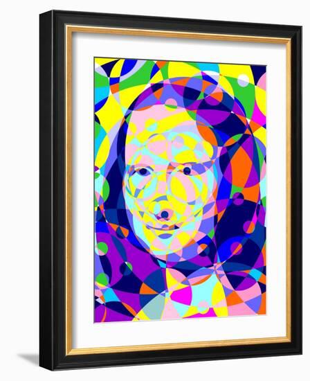 Monalisa-Cristian Mielu-Framed Art Print