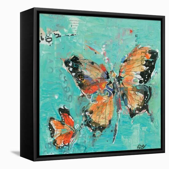 Monarch II-Kellie Day-Framed Stretched Canvas