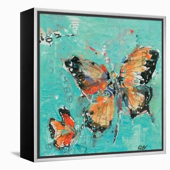 Monarch II-Kellie Day-Framed Stretched Canvas