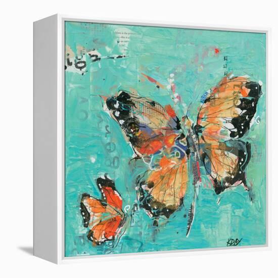 Monarch II-Kellie Day-Framed Stretched Canvas