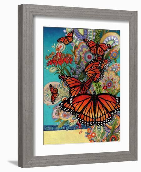 Monarch Madness-David Galchutt-Framed Giclee Print