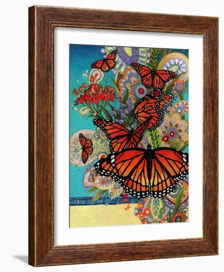 Monarch Madness-David Galchutt-Framed Giclee Print