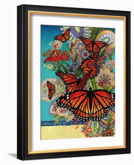 Monarch Madness-David Galchutt-Framed Giclee Print