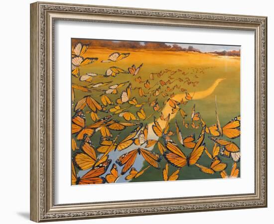 Monarch Migration-Fred Szatkowski-Framed Art Print