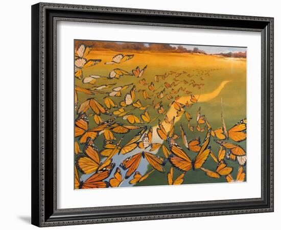 Monarch Migration-Fred Szatkowski-Framed Art Print