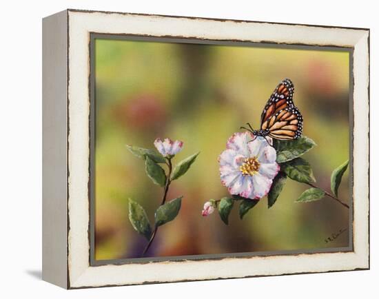Monarch with Camellia-Sarah Davis-Framed Premier Image Canvas