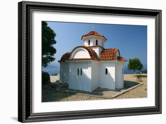 Monastery of Agrilion Church, Kefalonia, Greece-Peter Thompson-Framed Photographic Print