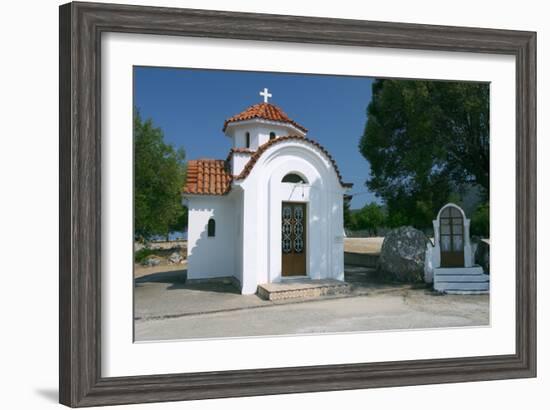 Monastery of Agrilion Church, Kefalonia, Greece-Peter Thompson-Framed Photographic Print