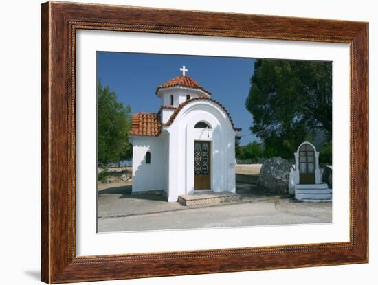 Monastery of Agrilion Church, Kefalonia, Greece-Peter Thompson-Framed Photographic Print