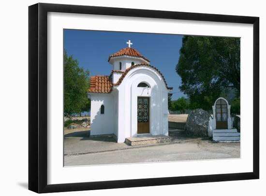 Monastery of Agrilion Church, Kefalonia, Greece-Peter Thompson-Framed Photographic Print